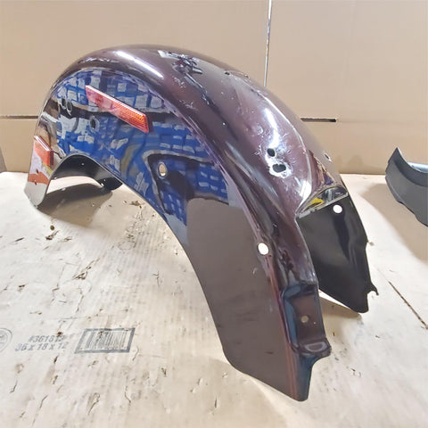 Rear Fender Harley Black Cherry Heritage Softail Nostalgia 2000-05 Burgundy FLST