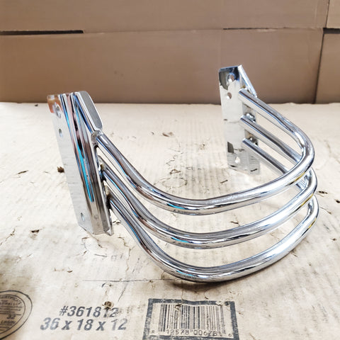 OEM Triple Rail Trim Harley Touring FLH Glide 1980-08 Rear fender Chrome Acc!