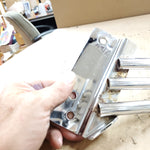 OEM Triple Rail Trim Harley Touring FLH Glide 1980-08 Rear fender Chrome Acc!