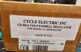Cycle Electric INC. CE-546 6 Volt End Regulator Low Output Generator DS-325484