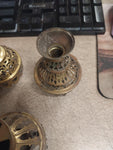 Antique Victorian Miscellaneous Brass Gas Sconce Light Lamp Burner Fixture Lot