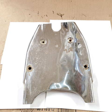 Chrome Frame Cover Trim Seat Buddy Harley Panhead shovelhead Vtg Acc FLH Glide!