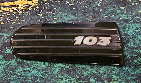 103 Black Air cleaner Insert Decal Emblem Twin Cam Harley Touring Softail t/o