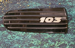 103 Black Air cleaner Insert Decal Emblem Twin Cam Harley Touring Softail t/o
