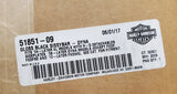 OEM Harley Davidson Gloss Black Upright Sissybar NOS Softail Dyna FXD 51851-09