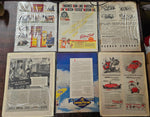 VTG 1930-1940s Collectible Advertising Magazine Lot Automobile Gas Railroad Tire