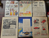 VTG 1930-1940s Collectible Advertising Magazine Lot Automobile Gas Railroad Tire