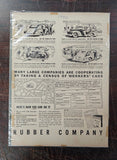 VTG 1930-1940s Collectible Advertising Magazine Lot Automobile Gas Railroad Tire