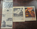VTG 1950-1960 Magazine Advertising Lot Sears Good Year Automobile Tires Goodrich