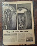 VTG 1930-1940s Advertising Collectible Magazine Poster Lot Mancave Garage Auto