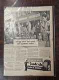 VTG 1930-1940s Advertising Collectible Magazine Poster Lot Mancave Garage Auto
