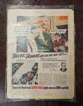 VTG 1930-1940s Advertising Collectible Magazine Poster Lot Mancave Garage Auto