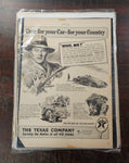VTG 1930-1940s Advertising Collectible Magazine Poster Lot Mancave Garage Auto