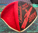 VTG 1950s Oldsmobile Jerome CO. New Kensington Red Raiders Cap Hat Advertising