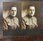 VTG Antique WW1 Military Doughboy American USA Soldier Uniform Photographs Lot