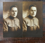 VTG Antique WW1 Military Doughboy American USA Soldier Uniform Photographs Lot