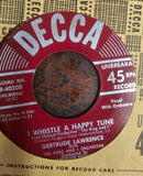 VTG Gertrude Lawrence "The King and I" Musical 45RPM Vinyl Decca 6 Records 9-260