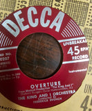 VTG Gertrude Lawrence "The King and I" Musical 45RPM Vinyl Decca 6 Records 9-260