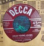 VTG Gertrude Lawrence "The King and I" Musical 45RPM Vinyl Decca 6 Records 9-260
