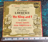 VTG Gertrude Lawrence "The King and I" Musical 45RPM Vinyl Decca 6 Records 9-260