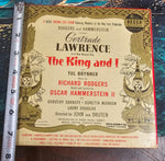 VTG Gertrude Lawrence "The King and I" Musical 45RPM Vinyl Decca 6 Records 9-260