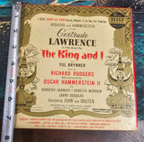 VTG Gertrude Lawrence "The King and I" Musical 45RPM Vinyl Decca 6 Records 9-260