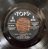 VTG Vinyl Record Sleeve 45RPM Victoria Records Tops Records Betsy Gay Four Aces