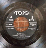 VTG Vinyl Record Sleeve 45RPM Victoria Records Tops Records Betsy Gay Four Aces