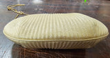 Vtg Gold Mesh Fashion Fancy Women Evening Bag Shoulder Chain Purse Oyster Shell!