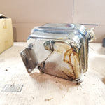 NOS Swingarm Chrome Oil Tank 1982-1986 FX FL Harley Davidson Superglide Baggers
