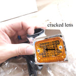Front Fork Tube Mount Custom Harley Chopper Softail Wide glide Dyna Turn Signals