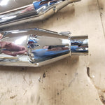 4 1/2" Chrome Muffler 1995-2016 FLH Harley 5" Taper Exhaust Tip Touring Bagger