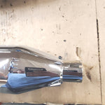 4 1/2" Chrome Muffler 1995-2016 FLH Harley 5" Taper Exhaust Tip Touring Bagger
