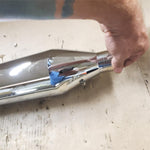 4 1/2" Chrome Muffler 1995-2016 FLH Harley 5" Taper Exhaust Tip Touring Bagger