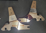 OEM Harley Davidson Chrome Detachable Sissybar Side Plates NOS XL 883 53545-95
