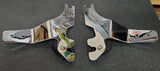 OEM Harley Davidson Chrome Detachable Sissybar Side Plates NOS XL 883 53545-95