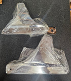 OEM Harley Davidson Chrome Sissybar Backrest Side Plates NOS Springer 52095-00