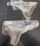 OEM Harley Davidson Chrome Sissybar Backrest Side Plates NOS Springer 52095-00