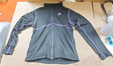 Arctiva Womens Insulator Mid-Weight Snowmobile Fleece Jacket Medium Black Purple