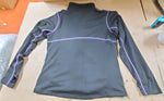 Arctiva Women's Insulator Mid-Weight Snowmobile Fleece Jacket Small Black Purple