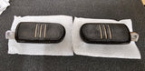OEM Harley Davidson Gloss Black Streamliner Footpegs NOS Sportster Dyna 50501800