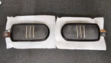 OEM Harley Davidson Gloss Black Streamliner Footpegs NOS Sportster Dyna 50501800
