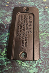 Oem Black Front Master Cylinder Cover Harley FXR Sportster Softail touring 82-95