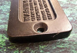 Oem Black Front Master Cylinder Cover Harley FXR Sportster Softail touring 82-95