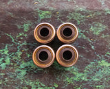 Rowe USA Set 4 Valve Guide Seals Harley Evo Big Twin Ironhead Sportster 1984