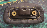 Harley Grab rail Short Mini Passenger Backrest Pad Sportster Dyna FXR Sissybar