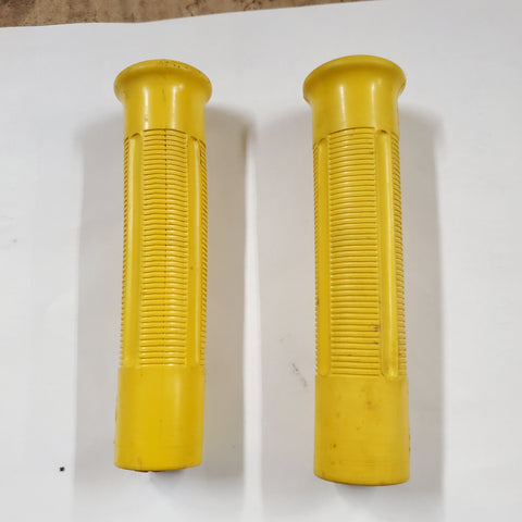 Vtg New NOS Beck Grips Motorcycle Yellow 1" Indian Harley Knucklehead VL Chopper
