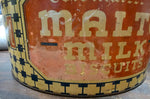 1920's malto milk Colonial biscuit tin Can Pittsburgh Pa Collectible Rare Vtg!