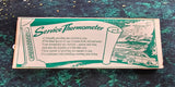 VTG 1950s Texaco Marathon Oil Indoor Outdoor Thermometer Collectible Memorabilia