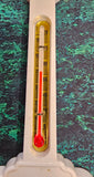 VTG 1950s Texaco Marathon Oil Indoor Outdoor Thermometer Collectible Memorabilia
